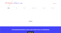 Desktop Screenshot of destefanomusic.com